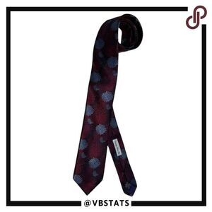 Robert Graham Maroon with Purple Floral Luxury Tie